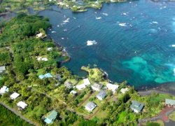  Aerial view of Kapoho Bay, Hawaii